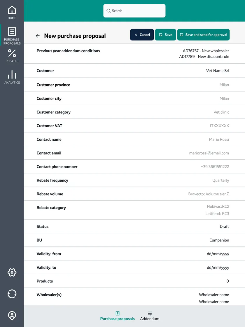 Mobile app screen 2