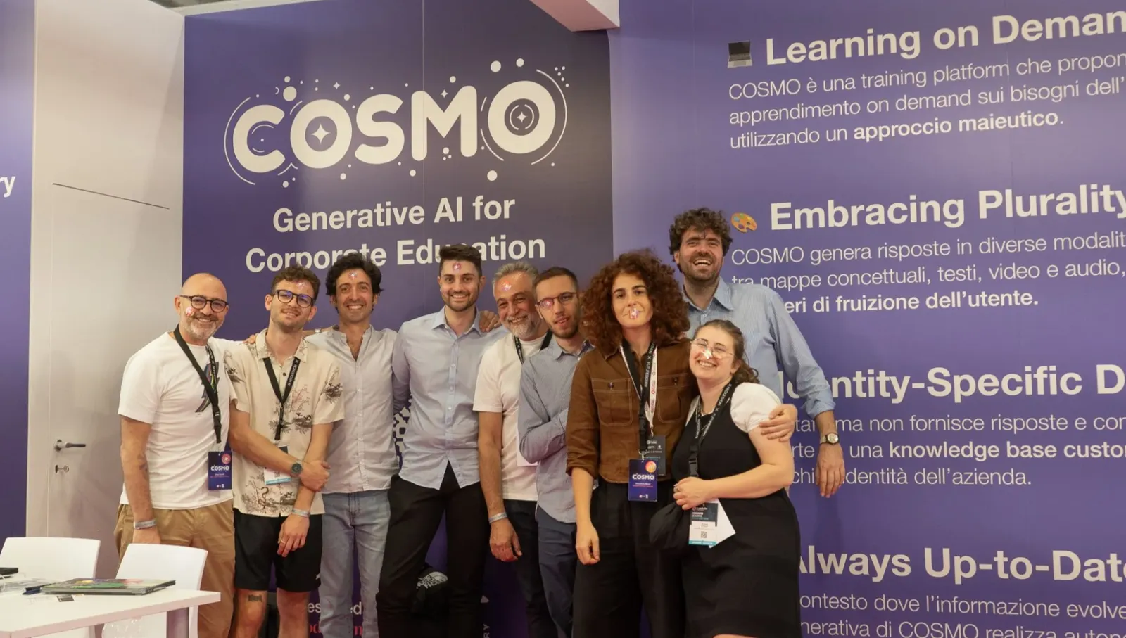 The COSMO team and I at the product presentation, June 2024 🤖