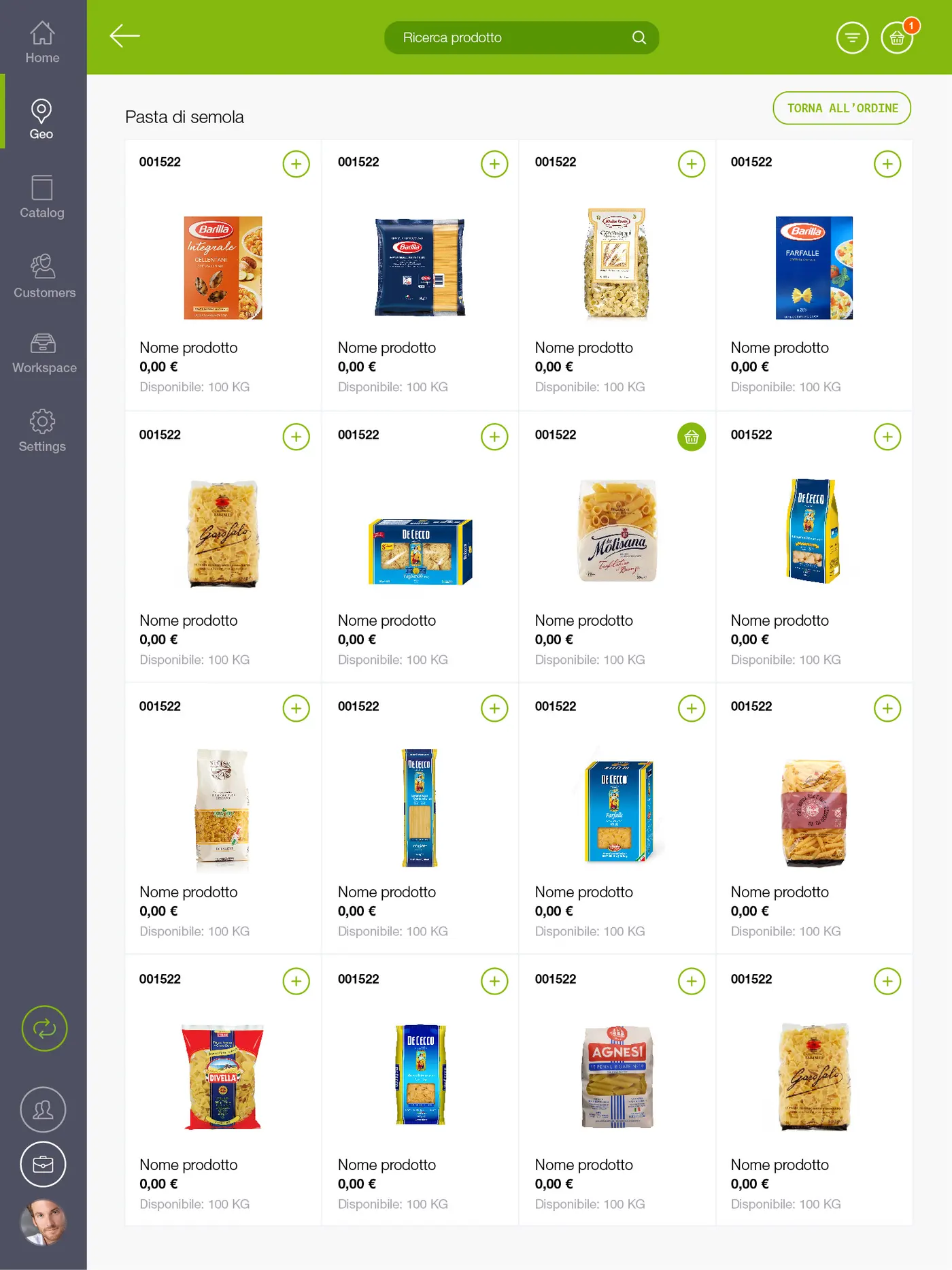 Tablet app screen 3