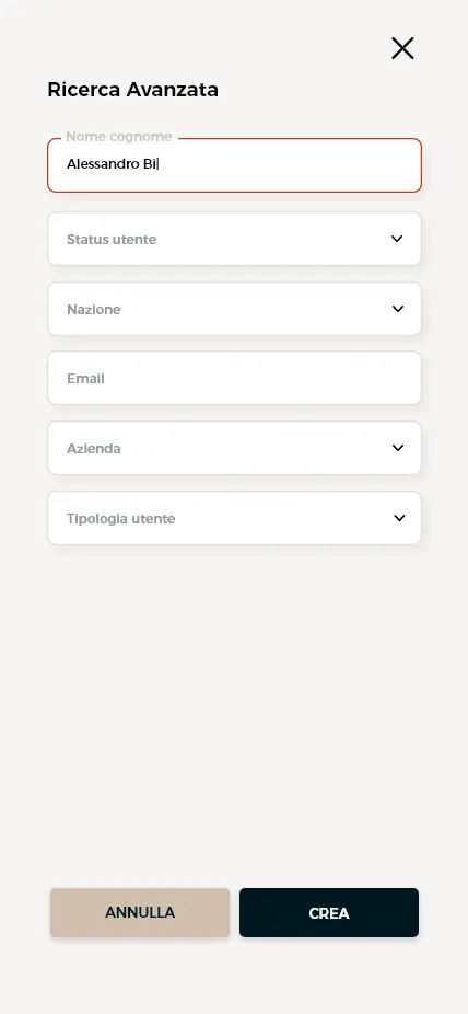 Mobile app screen 3