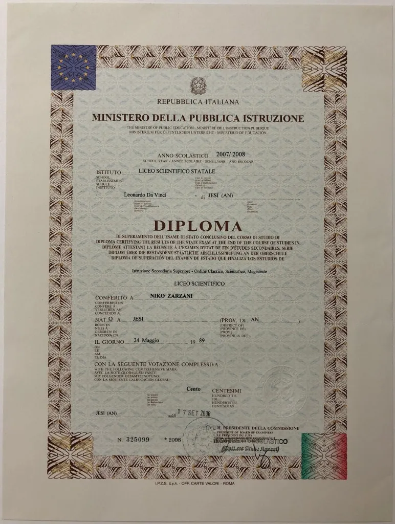 BSc in Computer Engineering, Politecnico di Milano · Scientific High School Diploma, Liceo Leonardo da Vinci 2