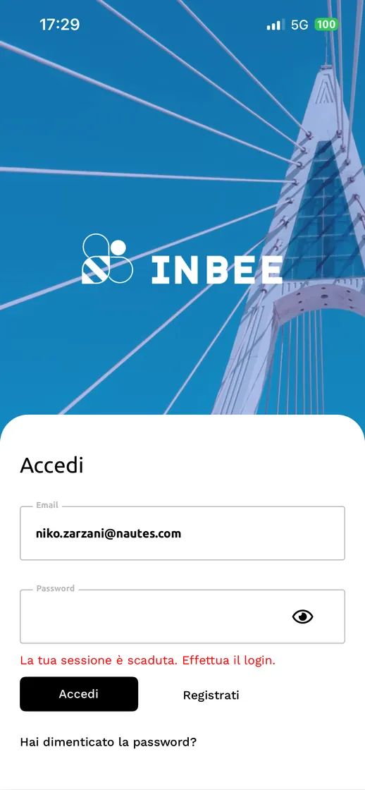 Mobile app screen 1