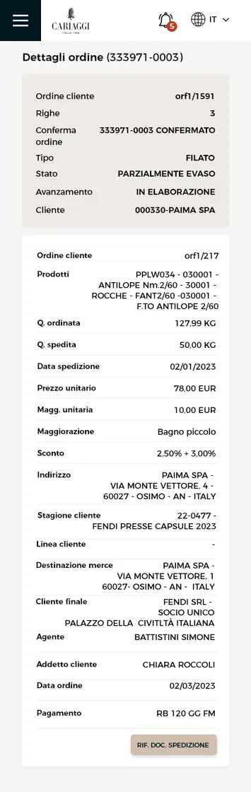 Mobile app screen 4