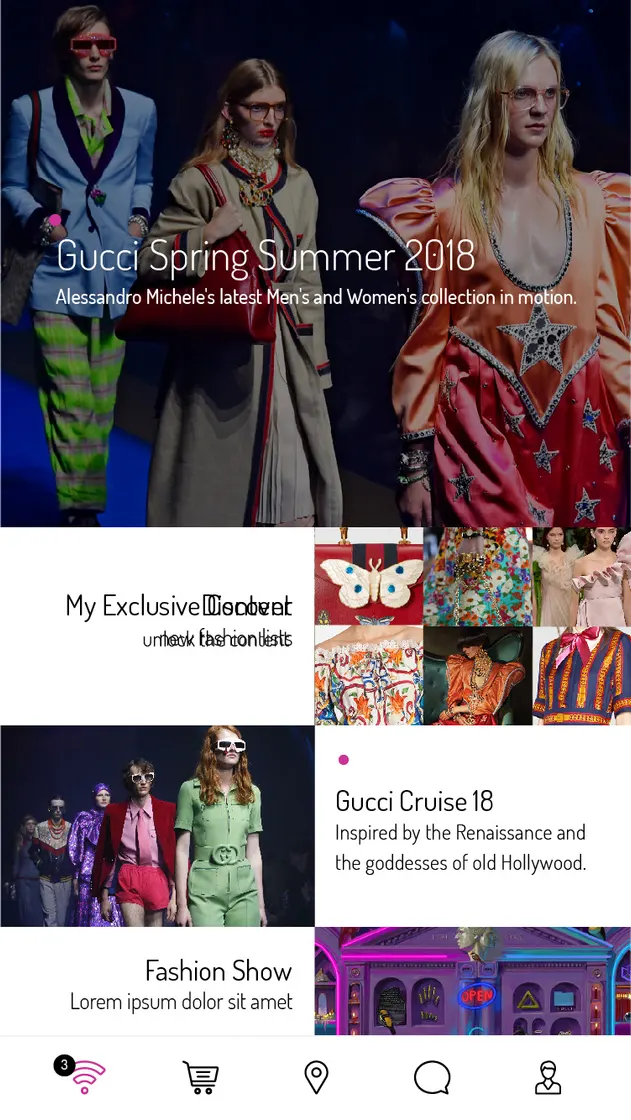 Mobile app screen 1